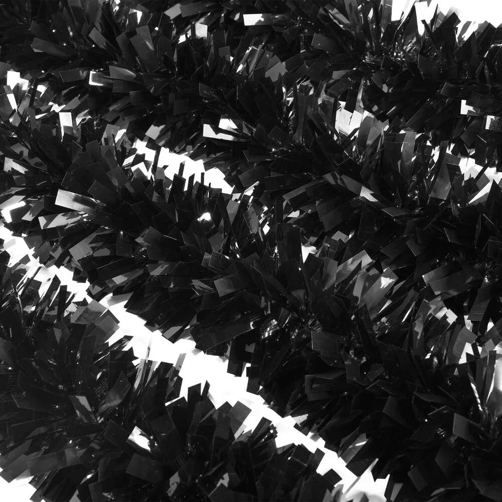 Versatile 26.2 ft Metallic Tinsel Garland - Perfect for Christmas & Halloween